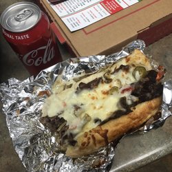 Rosati's Pizza Channahon - Holy smokes The Cheef is one darn good sandwich, but you gotta add the giardiniera hot peppers!