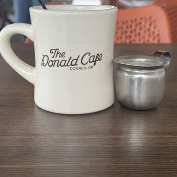 The Donald Cafe - Signature mug ... also for sale - Breakfast & Brunch Near Me - Donald, Oregon The Donald Cafe - Signature mug ... also for sale - Breakfast & Brunch Near Me - Donald, Oregon
