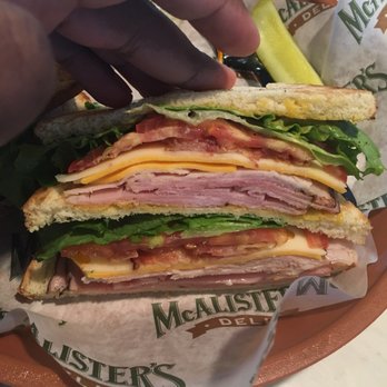 McAlister's Deli - Look how thick this sucker is! - Delis Near Me - Winston Salem, North Carolina McAlister's Deli - Look how thick this sucker is! - Delis Near Me - Winston Salem, North Carolina