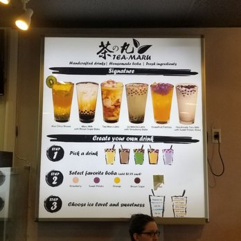 Tea Maru - Signature Drink Menu - Bubble Tea Near Me - San Gabriel, California