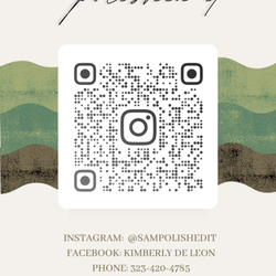 Sam Polished It - Use our QR code to visit our Instagram page.