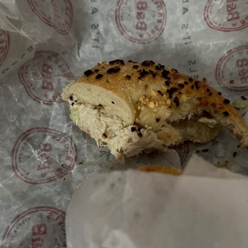 B&B Bagels - Fair amount of filling (tuna bagel) - Bagels Near Me - New York, New York B&B Bagels - Fair amount of filling (tuna bagel) - Bagels Near Me - New York, New York
