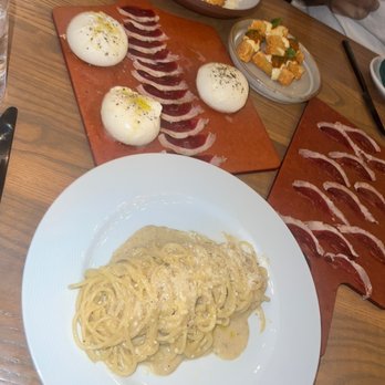 Bastone - Crispy potatoes, mozzarella, duck prosciutto and cacio e Pepe - Pasta Shops Near Me - Atlanta, Georgia
