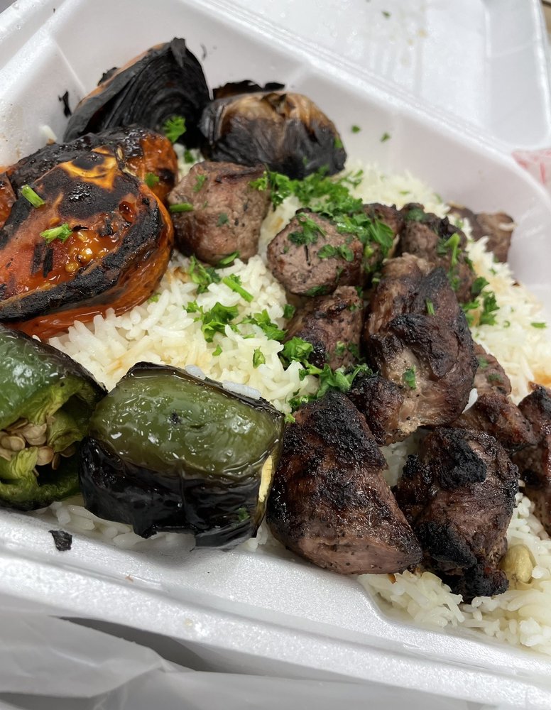 Food from Hamada kabobs 