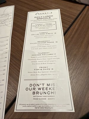 Menu photo 1 Renny's Dallas, TX Menu photo 1 Renny's Dallas, TX