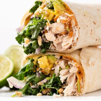 Amena - Crunchy Kale Wrap - Juice Bars & Smoothies Near Me - Miami, Florida Amena - Crunchy Kale Wrap - Juice Bars & Smoothies Near Me - Miami, Florida