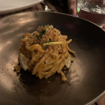 Barndiva - Dungeness crab bucatini - New American Near Me - Healdsburg, California