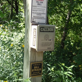 Devil's Lake State Park - callbox/rescue area at the peak of West bluff trail - Parks Near Me - Baraboo, Wisconsin Devil's Lake State Park - callbox/rescue area at the peak of West bluff trail - Parks Near Me - Baraboo, Wisconsin