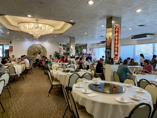 Photo of Legend Seafood Restaurant - Honolulu, HI, US. Inside, lots of seating.