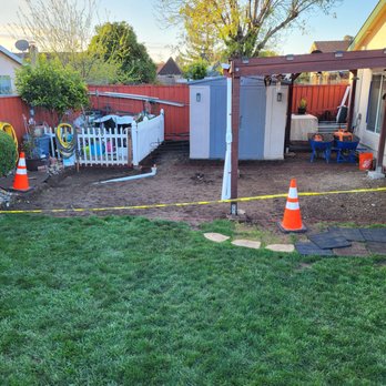 Ames 2 Please Landscaping - all grass and old concrete pad removed - Landscaping Near Me - Morgan Hill, California Ames 2 Please Landscaping - all grass and old concrete pad removed - Landscaping Near Me - Morgan Hill, California