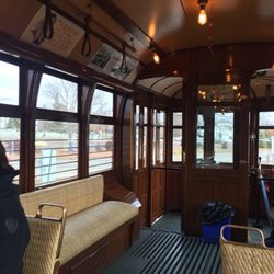 Edmonton Ghost Tours - Inside the trolley