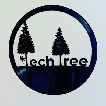 Tech Tree Services - A custom cut vinyl record made for us by a talented customer! - Tree Services Near Me