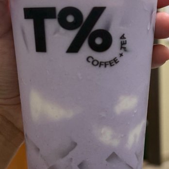 T% Coffee + Tea - thick and flavorful taro milk tea in the first week of july- they changed it back though - Coffee & Tea Near Me - Elk Grove, California