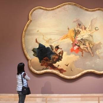 Norton Simon Museum - standing in front of a really large painting originally made for a ceiling - Art Museums Near Me - Pasadena, California Norton Simon Museum - standing in front of a really large painting originally made for a ceiling - Art Museums Near Me - Pasadena, California