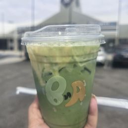 Jeju Tangerine Matcha Latte