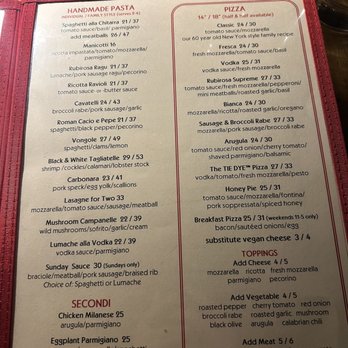 Rubirosa - Menu - Italian Near Me - New York, New York