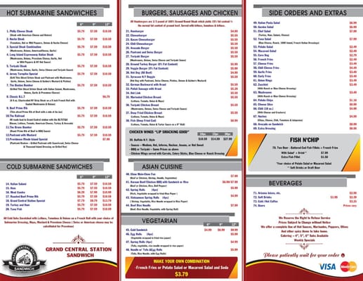 Menu photo 8 Grand Central Station West Sacramento, CA Menu photo 8 Grand Central Station West Sacramento, CA