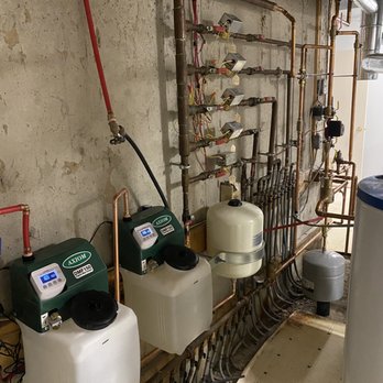 Evolution Plumbing and Heating - Residential boiler replacement plus piping to protect the new boiler from harmful poly b piping issues. - Plumbing Near Me Evolution Plumbing and Heating - Residential boiler replacement plus piping to protect the new boiler from harmful poly b piping issues. - Plumbing Near Me