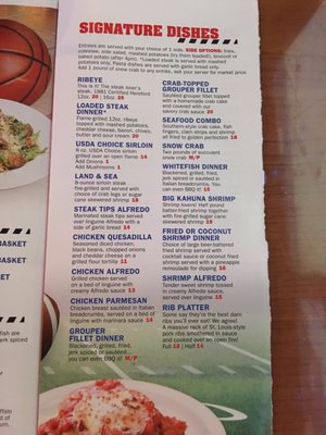 Menu photo 6 Keith's Oaks Bar & Grill Brandon, FL