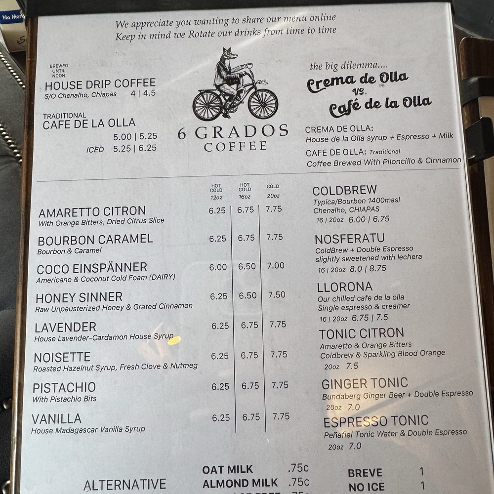 Menu Menu