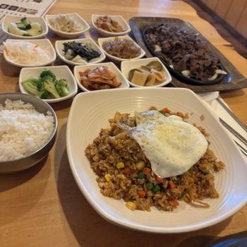 Moa Korean BBQ - Kimchi fried rice and 2. Bul Go Ki with all the sides!! Devine - Korean Near Me - Pleasant Hill, California Moa Korean BBQ - Kimchi fried rice and 2. Bul Go Ki with all the sides!! Devine - Korean Near Me - Pleasant Hill, California