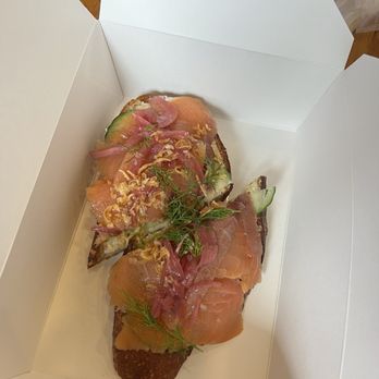 Renegade By Devout Coffee - Smoked salmon toast - Coffee & Tea Near Me - Fremont, California Renegade By Devout Coffee - Smoked salmon toast - Coffee & Tea Near Me - Fremont, California