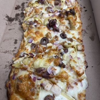 Sourdough & Co - Pacifica - Artichoke and chicken flatbread pizza - Sandwiches Near Me - Pacifica, California Sourdough & Co - Pacifica - Artichoke and chicken flatbread pizza - Sandwiches Near Me - Pacifica, California