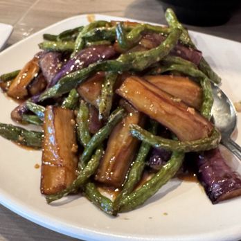 Kung Fu Noodle - Eggplant with string beans - Szechuan Near Me - Tucson, Arizona Kung Fu Noodle - Eggplant with string beans - Szechuan Near Me - Tucson, Arizona