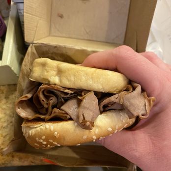 Arby's - Sandwich 1: 1/2 pound roast beef sandwich with hardly any meat - Fast Food Near Me - Waipahu, Hawaii