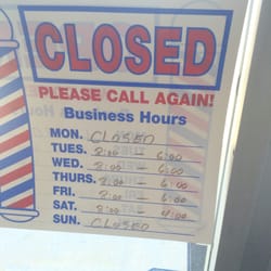 Ace-Vidal Barber Shop - Hours