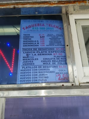 Menu photo 3 Taqueria Elena Houston, TX Menu photo 3 Taqueria Elena Houston, TX