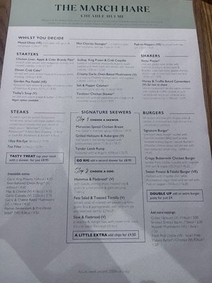 Menu photo 2 March Hare Cheadle, XGM