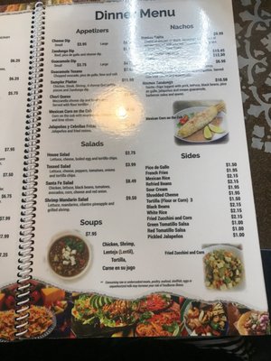 Menu photo 7 Zandunga Mexican Restaurant Oak Ridge, TN