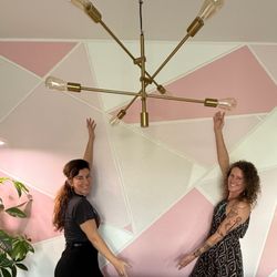 Brave Collaborative - Dining room. Modern feminine was my request.