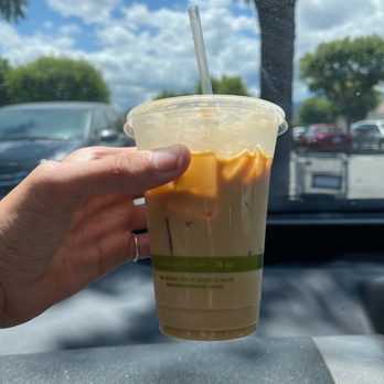 Spectra Coffee - Iced Vanilla Latte w/ Oatmilk - Coffee & Tea Near Me - San Jose, California