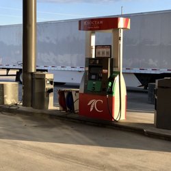 Choctaw Travel Plaza - Very clean diesel fuel isles