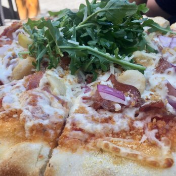 Bear Street Tavern - The Godfather (with red onion instead of olives) - Pizza Near Me - Banff, Alberta Bear Street Tavern - The Godfather (with red onion instead of olives) - Pizza Near Me - Banff, Alberta