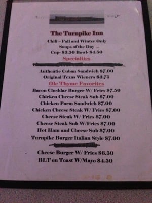Menu photo 8 Turnpike Inn Pennsville Township, NJ Menu photo 8 Turnpike Inn Pennsville Township, NJ