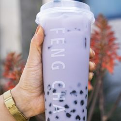 Feng Cha - North Shore - Taro milk tea with extra boba