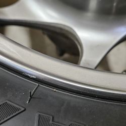 Reno Motor Sports - Scratch on rim created by RMS