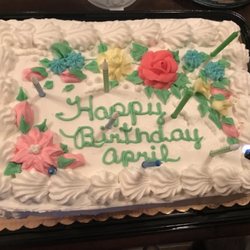 Granny's Bakery & Sub Shop - Birthday cake!