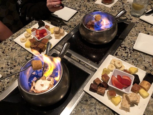 Photo of The Melting Pot - Arlington, TX, US. Dessert for 4