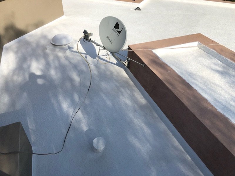 Slide of Valley Urethane Foam Roofing