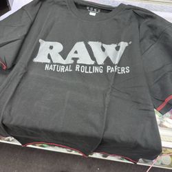 Blaze Smoke Shop - Raw tshirt w zipper pockets
