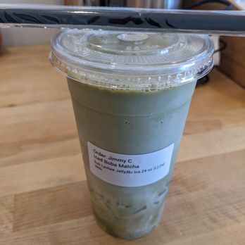 Lady Luck Cafe - Iced Matcha Latte with lychee jelly (no ice). - Coffee & Tea Near Me - San Francisco, California Lady Luck Cafe - Iced Matcha Latte with lychee jelly (no ice). - Coffee & Tea Near Me - San Francisco, California