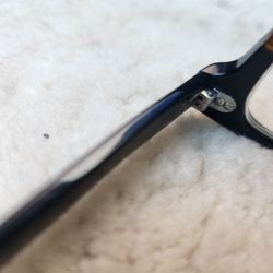 The Frame Mender Eyeglass Frame Repair Centers - All that metal was broken at the screw point and replaced.