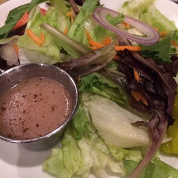 Gorats Steak House - Salad with Italian dressing - Steakhouses Near Me - Omaha, Nebraska Gorats Steak House - Salad with Italian dressing - Steakhouses Near Me - Omaha, Nebraska