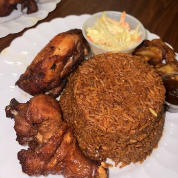 AfroSpice BisTro - Jollof with chicken - African Near Me - New York, New York