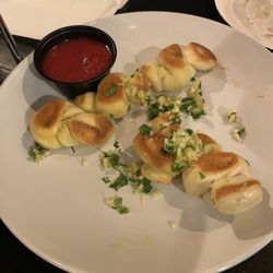 Wooster's Pizzeria - Garlic knots after we ate a few