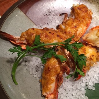 Tei Tei Robata Bar - Giant prawns with uni sauce - Japanese Near Me - Dallas, Texas